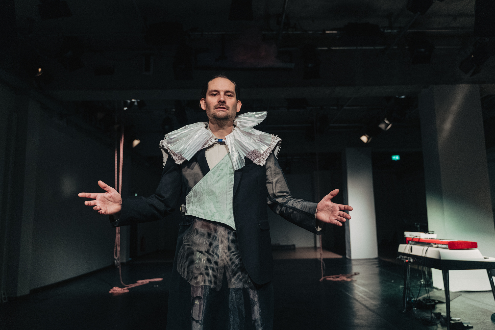 Szenische Aufnahme mit Ralf in der Front